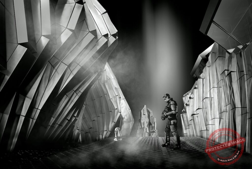 photomontage futuriste luma